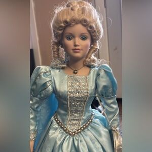 Elegant Blue Victorian Cinderella Doll